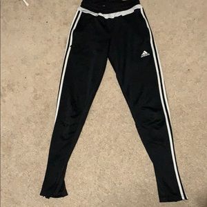 Black Adidas joggers